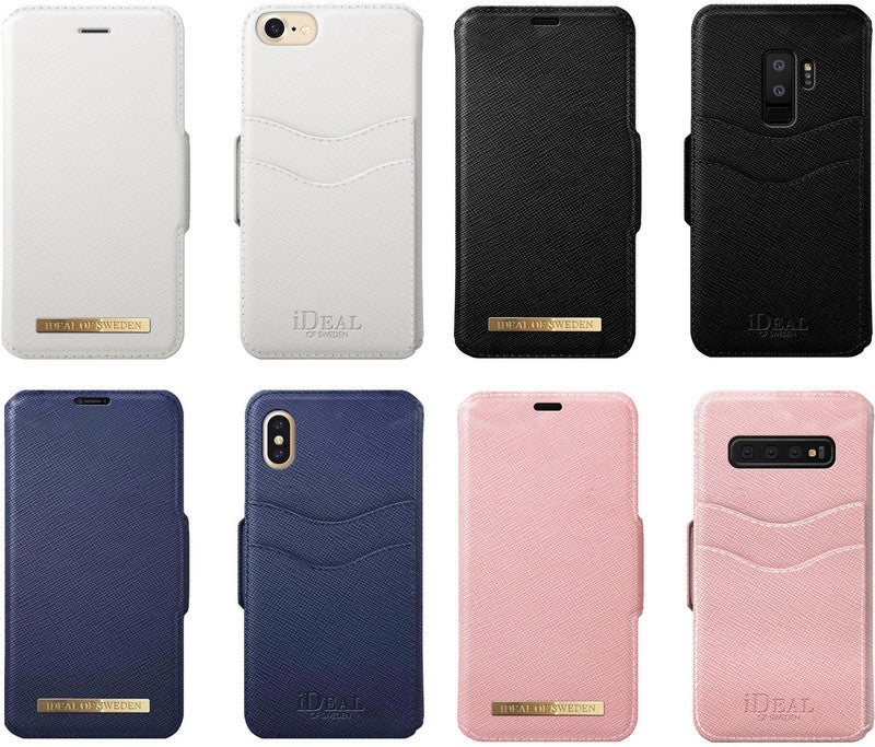 Ideal of Sweden – Booklet-Hülle Saffiano Navy – für Apple iPhone 11 Pro – mit Kartenfach, Magnetverschluss