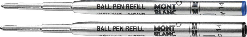 Montblanc Kugelschreiber-Mine – Blau, B, geruchsarm, 2 Stk.