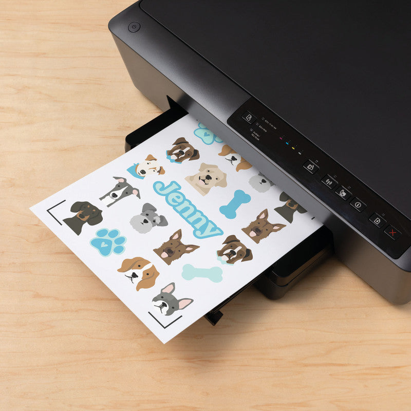Cricut Stickerpapier – für Cricut Maker, Explore 3 und Joy Xtra – A4 – Transparent – 6 Stk.