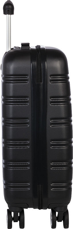 Worldpack Handgepäck-Trolley New York – 38 l, ABS-Hartschale, 4 Doppelrollen, schwarz, 35 × 55 × 20 cm