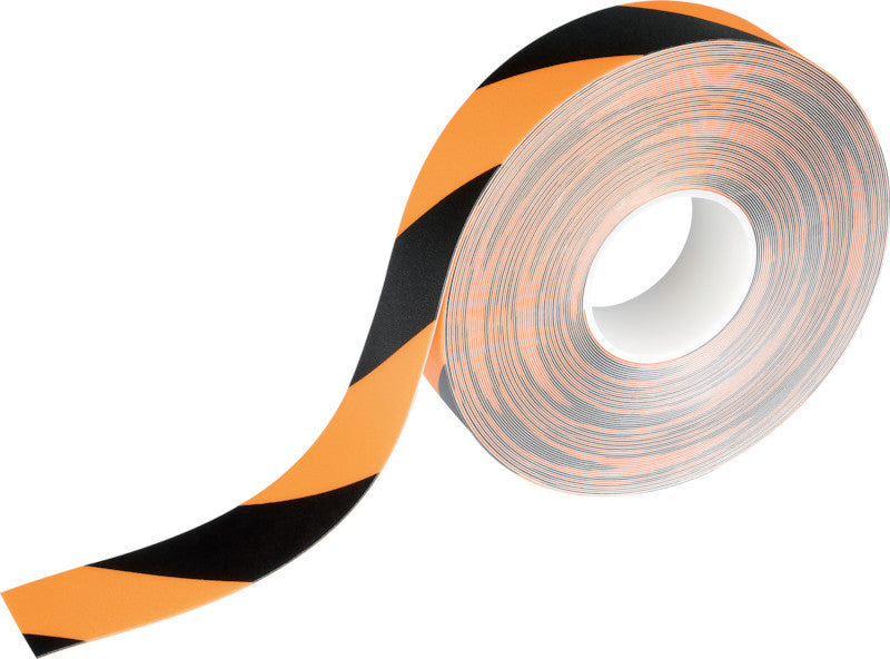 Durable Vinylband Duraline 2 Colour – 50 mm × 15 m, gelb/schwarz, wiederablösbar