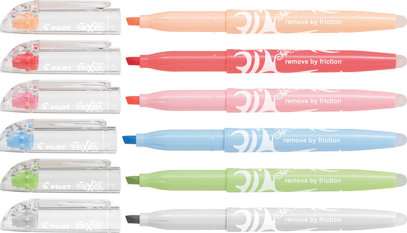 Pilot FriXion Light Textmarker Hellgrün – Keilspitze, 3,3 mm, radierbar