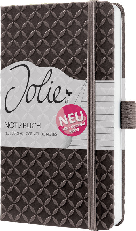 Sigel Notizbuch A6, liniert, Fadenheftung, 174 Seiten, perforiert, 80 g/m² – braun