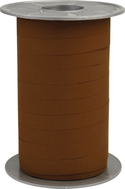 Präsent Geschenkband – Opak – Kunststoff – 10 mm × 200 m – Braun