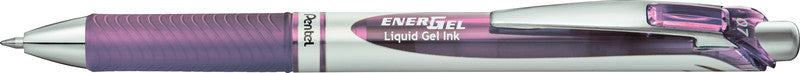 Pentel Gelschreiber – Lila, 0,7 mm, schnelltrocknend, Druck, nachfüllbar