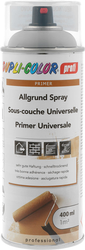 Dupli-Color Profi – Allgrundspray – Farbspray – Grau, 400 ml