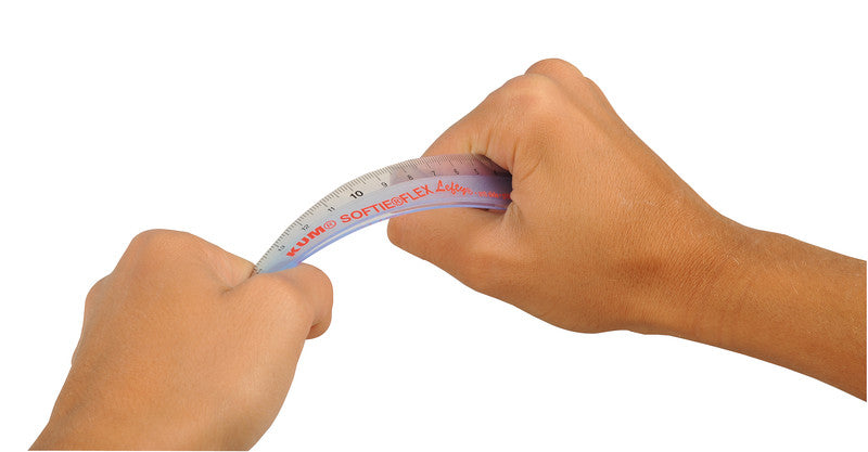Kum Wandtafel-Lineal 30 cm – Kunststoff, transparent, flexibel, rutschfest