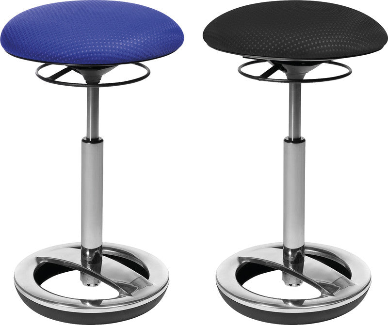 Topstar Hocker Sitness High Bob – Sitzhöhe 49–70 cm, 110 kg, schwarz