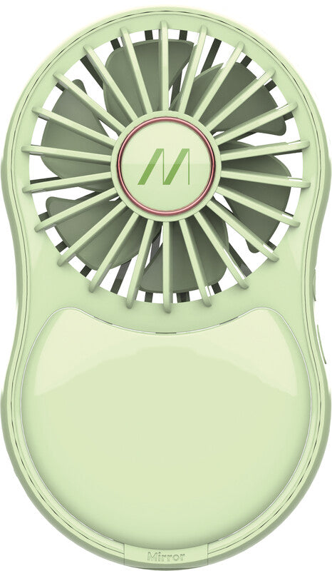 Muitomas Handventilator MIRRORFANGN – 3 Stufen, USB-C, Grün
