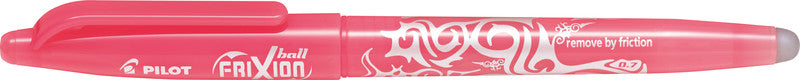 Pilot FriXion Ball Gelschreiber – korallenrosa, 0,7 mm, radierbar, Kappe, nachfüllbar