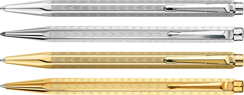 Caran d-Ache Caran d'Ache Kugelschreiber – platiniertes Metall