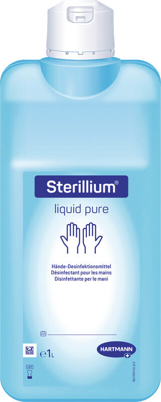 Sterillium Händedesinfektionsmittel – parfümfrei, hautverträglich – 1 l