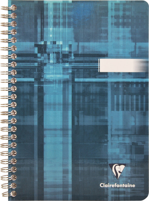 Clairefontaine Spiralheft, A5, liniert, Spiralbindung, Karton, 50 Blatt, 50 g/m² – sortiert