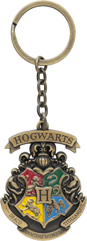 Harry Potter Schlüsselanhänger Hogwarts – Zink, Mehrfarbig