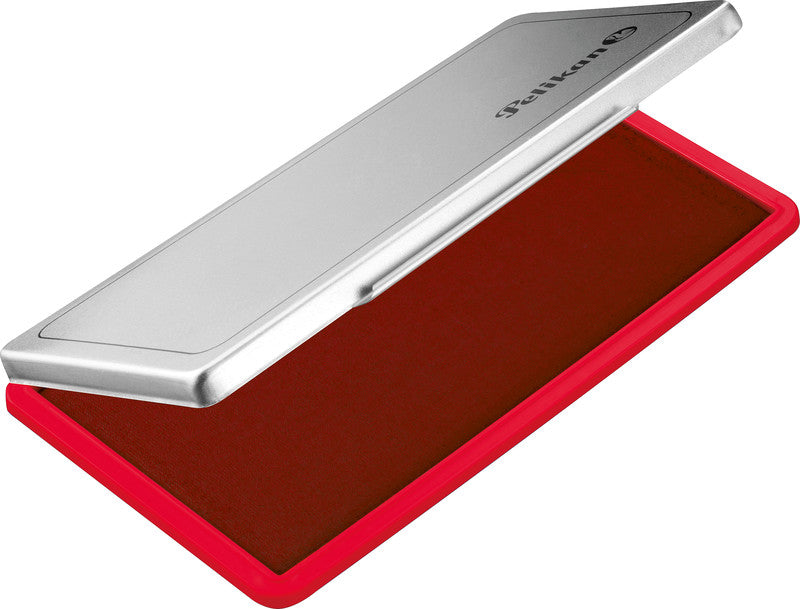 Pelikan Stempelkissen – 160 × 90 mm, Metall, Rot