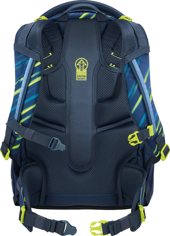 Coocazoo Rucksack Porter – Fast Lime – 30,0 × 46,0 × 23,5 cm – aus 100% recycelten PET-Flaschen
