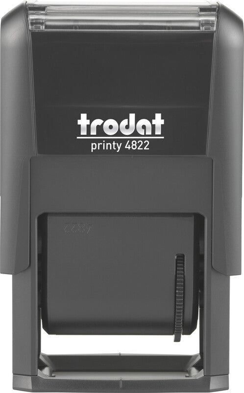 Trodat Motivstempel Printy 4822 – Motiv: 12 verschiedene Texte, selbstfärbend, 30 × 4 mm
