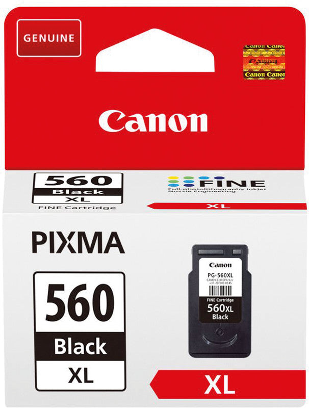 Canon Tintenpatrone PG-560XL, Schwarz, XL, 400 Seiten – für Inkjetdrucker/Multifunktionsgeräte