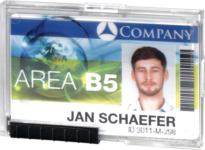 Durable Ausweishalter – 87 × 54 mm, Kunststoff, Transparent – 10 Stück