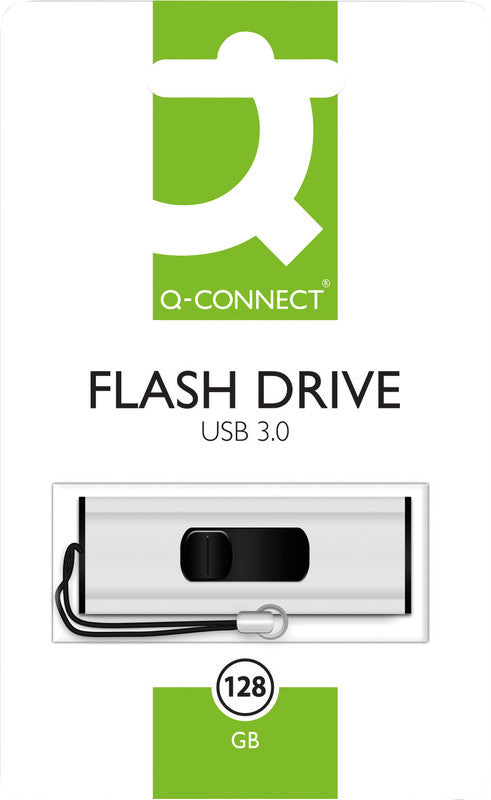 Q-CONNECT USB-Stick – 128 GB, USB 3.0, wiederbeschreibbar