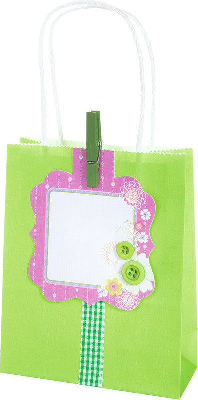 Folia Tragetaschen – Papier, sortiert – 180 × 210 × 80 mm – 20 Stk.