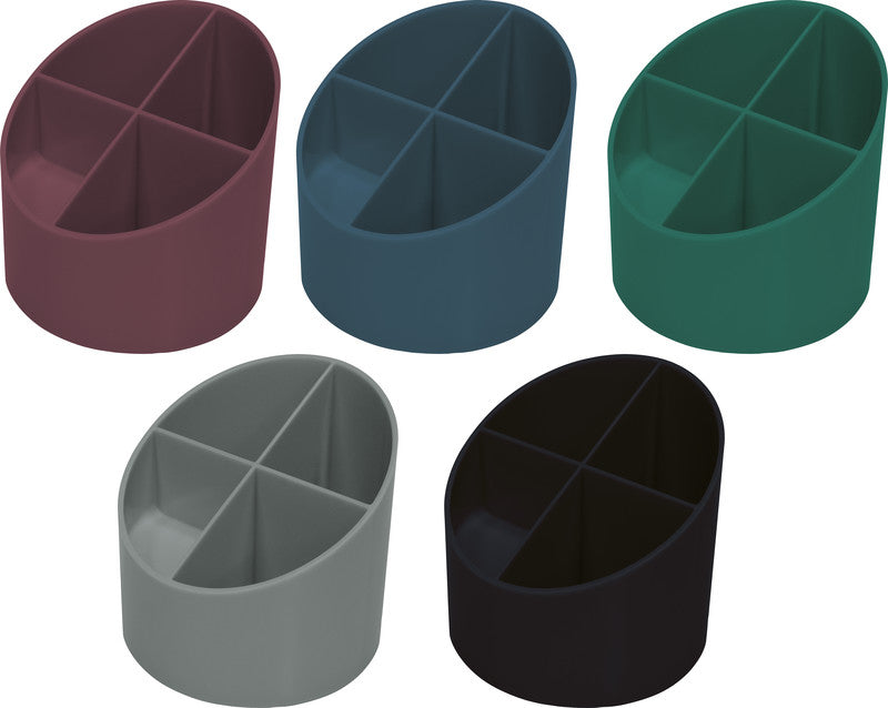 Helit Multiköcher – für Stifte und Büroutensilien – 110 × 110 × 105 mm