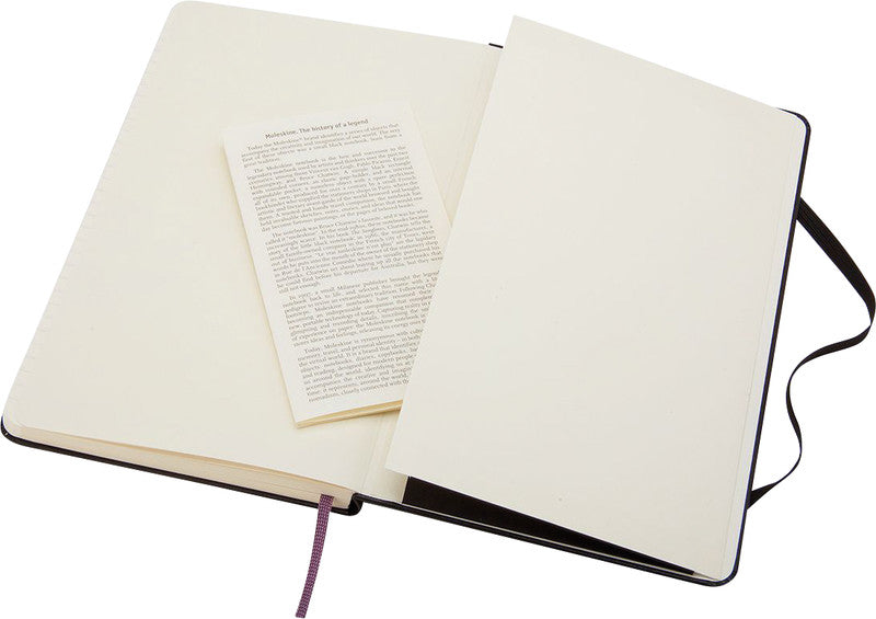 Moleskine Notizbuch Classic Collection, 90 × 140 mm, liniert, Leimbindung, Hardcover, 192 Seiten – schwarz