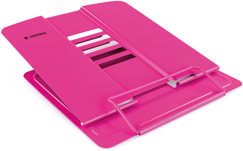 HERMA Leseständer – Metall, Pink, 198 × 190 mm