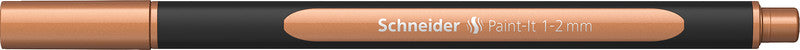 Schneider Schreibgeräte Schneider Paint-It Filzstift Metallic – Rundspitze, 1–2 mm, kupfer metallic