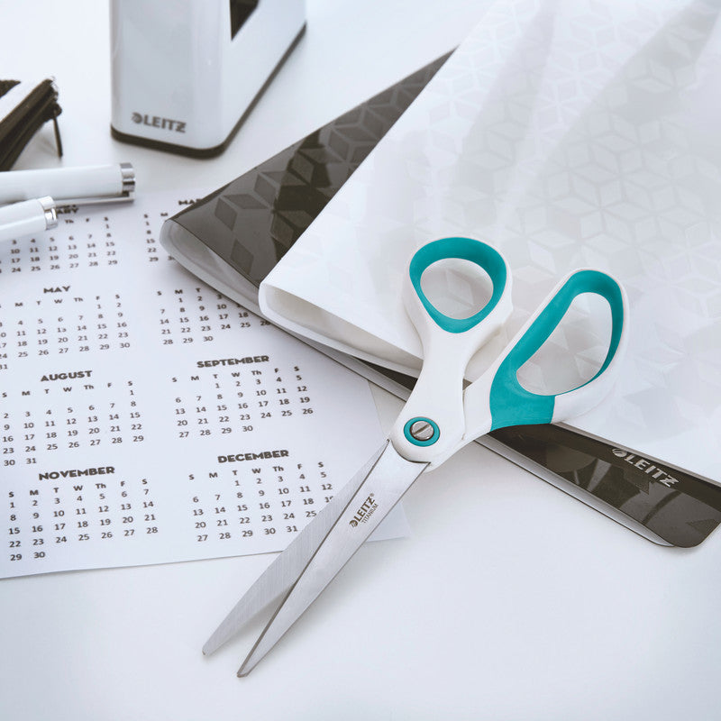 Leitz Universalschere WOW – blau, weiss