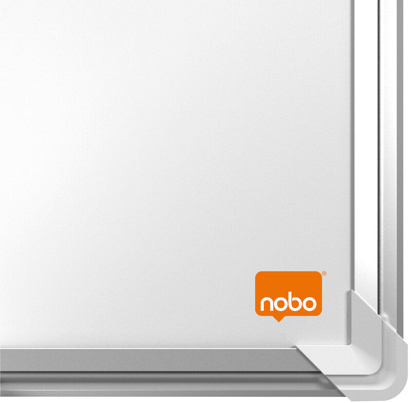 Nobo Whiteboard – 120 × 90 cm, Emaille, magnetisch, Aluminiumrahmen, Wandmontage
