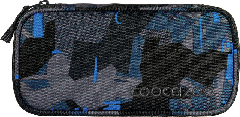 Coocazoo Etui Schlamperetui, leer – Blue Craft – Kunststoff – 24,0 × 6,0 × 11,0 cm