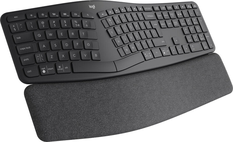 Logitech Ergo K860 – Tastatur, kabellos (Bluetooth/2,4 GHz) – für Windows & macOS