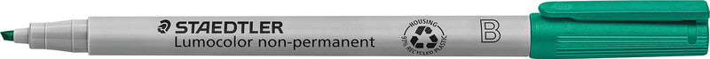 Staedtler Non-Permanent-Marker Lumocolor – breite Keilspitze 1-2,5 mm – sortiert – 6er-Set – nachfüllbar
