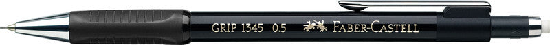 Faber-Castell Grip Druckbleistift – 0,5 mm, Schwarz