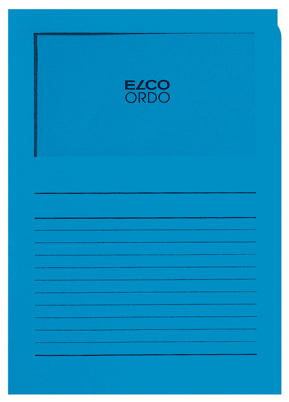 Elco Sichtmappe A4 – Königsblau, Papier, 100er-Pack