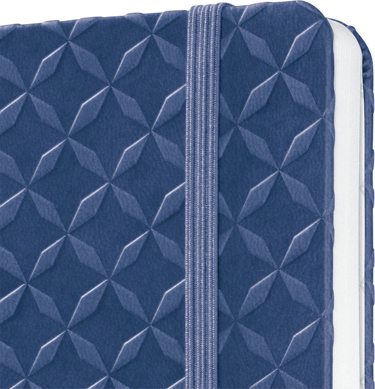 Sigel Notizbuch JOLIE Flair, A6, liniert, Fadenheftung, Karton, 174 Seiten, perforiert, 80 g/m² – Indigo