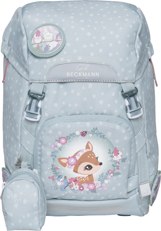 Beckmann Schulrucksack Classic 1st – Forest Deer Dusty Mint