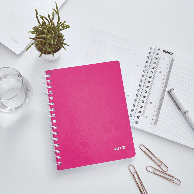 Leitz Notizbuch A5, 80 Seiten – pink