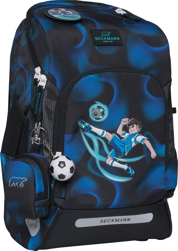 Beckmann Schulrucksack Active Air Flx – 6-teilig – Magic League – 26,0×39,0×22,0 cm – Recycelte Materialien