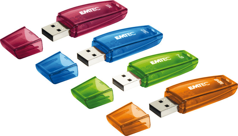 Emtec C410 USB-Stick – 128 GB, USB 2.0, orange