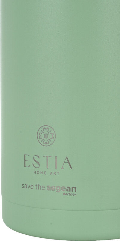 Estia Lift Isolierflasche 1,8 l – Doppelwandig 12 h Heiss/12 h Kalt, Edelstahl, Schraubdeckel, Pine