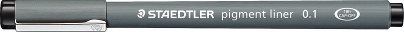 Staedtler Pigment Liner Fineliner 0,1 mm – schwarz – wasserfest, dokumentenecht