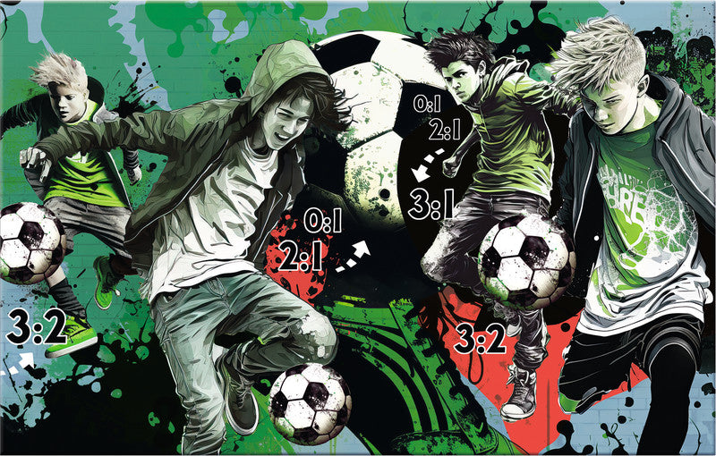 HERMA Schreibunterlage – Street Soccer – 550 × 350 mm – Kunststoff, rutschfest