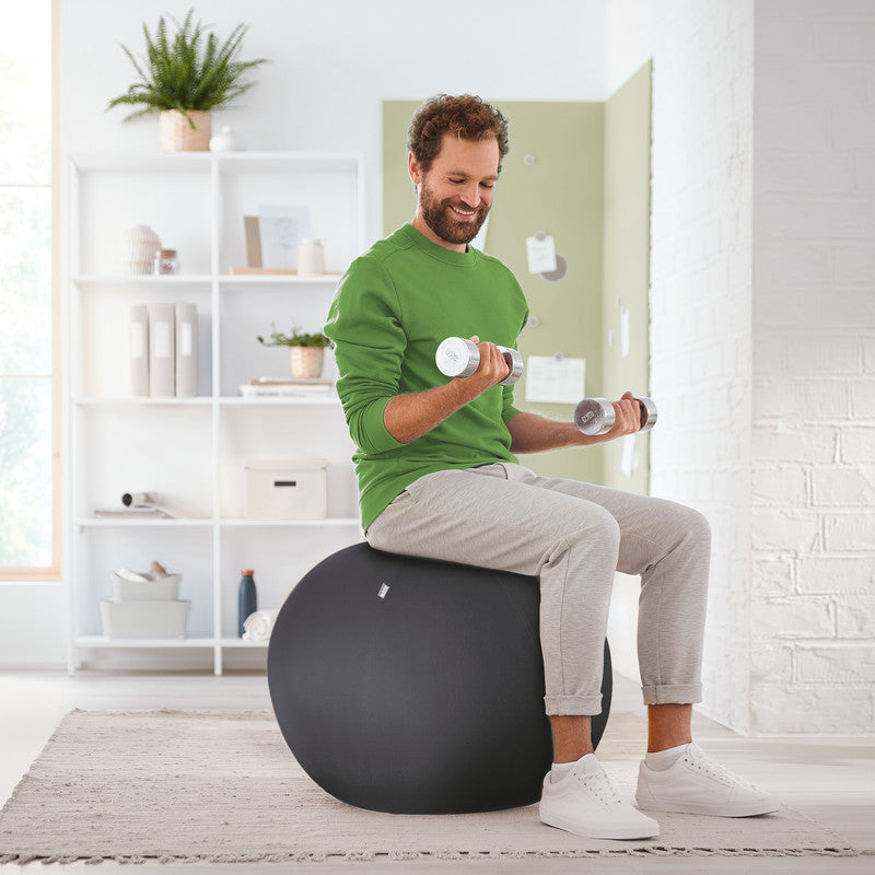 Leitz Sitzball Ergo Active – Ø 75 cm, dunkelgrau