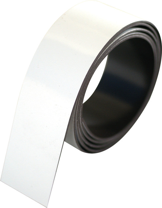 Ultra-Dex Ultradex – Magnetstreifen für Planungstafeln, 40 × 1000 mm, magnetisch, zuschneidbar, Weiss