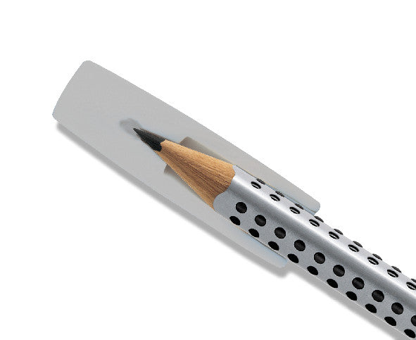 Faber-Castell Ersatzradierer – für Bleistifte – 2er-Pack – Kunststoff, sortiert – 10 × 40 × 10 mm