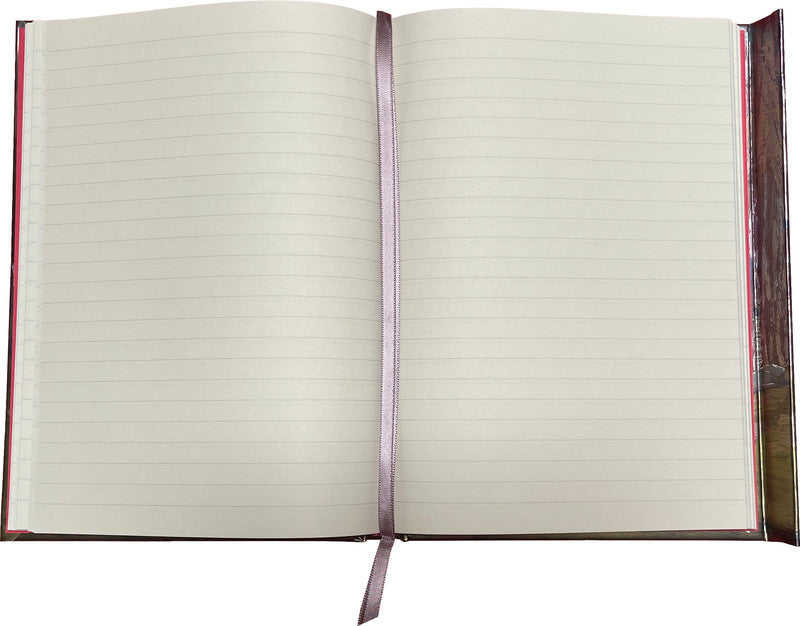 Flame tree Notizbuch A5, liniert, Hardcover, 176 Seiten, 80 g/m² – mehrfarbig