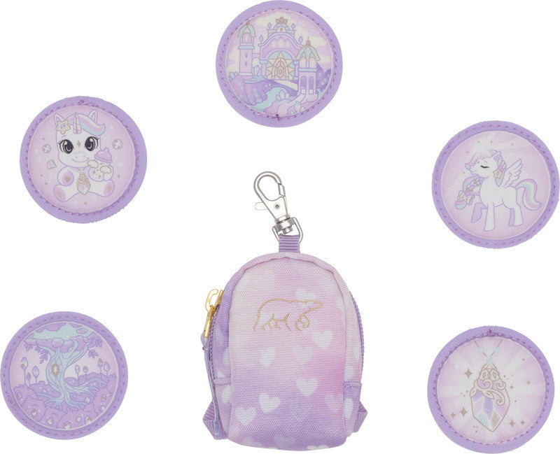 Beckmann Schulrucksack Active Air Flx – 6-teilig – Einhorn Prinzessin Violett