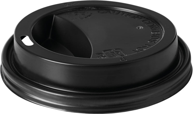 Duni Becherdeckel PS – für Becher 2,4 dl, Schwarz, 40 Stück